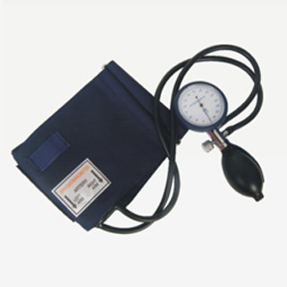 China Medical Diagnostic Tool Palm Blood Pressure Aneroid Sphygmomanometer With Double Tube WL8007 supplier