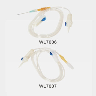 China Anti-Kink Transparent PVC Medical Disposable Winged Intravenous Infusion Set With Needle WL7006 ; WL7007 factory