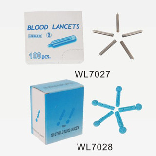 China Medical 40G Disposable Twist Sterilized Stainless Blood Lancet For Skin Clinical WL7027,WL7028 distributor