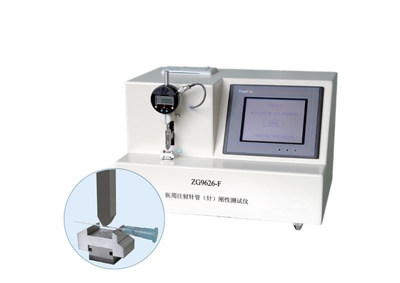 China PLC Medical Needle Tubing Stiffness Tester With 5.7 Inch Color Touch Screen supplier