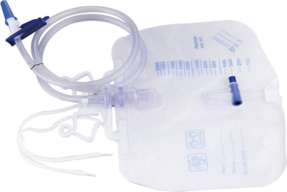 China Hot Runner Medical Injection Moulding For Luxury Urine Bag With Cross Valve supplier