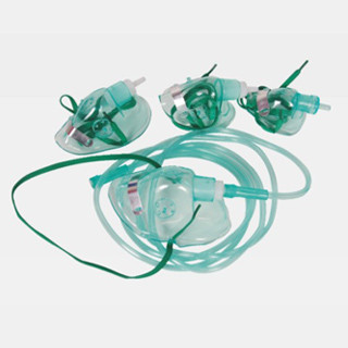 China Green PVC Medical Simple Oxygen Facial Mask With 2m Tube For Adult, Pediatric, Infant  WL1001 supplier