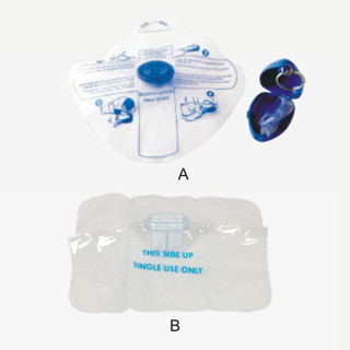 China Disposable PE Film Non Woven Mouth to Mouth Breathing Mask for Rescue WL1008A&amp;B supplier