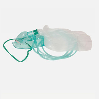 China White / Green PVC S, M, L, XL Medical Respirators Oxygen Mask With Reservoir Bag WL1002 supplier