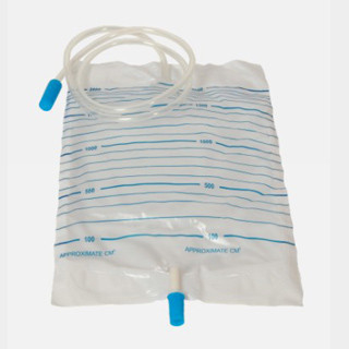 China Cross Valve Medical PVC Urinary Bag for Liquid - Leading and Urine Collection WL2002 supplier