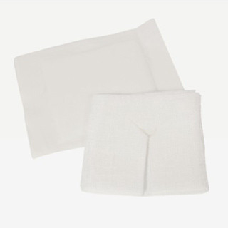 China Unfolded White 12Ply Sterile Absorbent Tracheotomy Gauze Swabs / Gauze Dressings WL4007 supplier