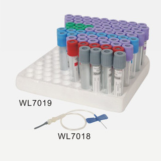 China 1 - 10ml PET, Glass Blood Collection Needle / Vacuum Blood Collection Tube WL7019 and WL7018 supplier