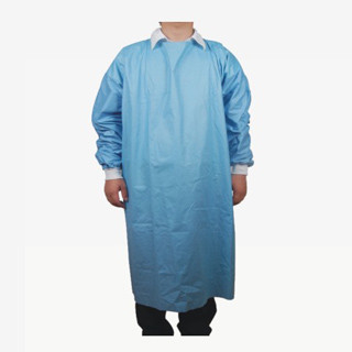 China SMS Surgical Gown / Non Woven Dressing with Knitted Cuff, Velcro Neck Back For Hospital WL6016 supplier