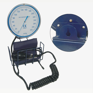 China Cotton, Nylon Cuff Desk Type Aneroid Sphygmomanometer With Metal Basket WL8012 supplier