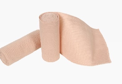 China Permanent Skin Color Polyester, Rubber High Elastic Force Bandage For Medical WL10006 supplier