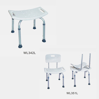 China Foldable Height Adjustable Shower Chair Medical Surgical Instruments WL342L, WL351L supplier