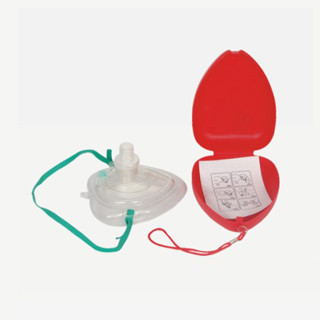 Emergency Disposable Latex Free / Medical Grade PVC CPR Pocket Mask For Pediatric, Infant WL1007 supplier