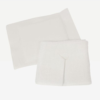 Unfolded White 12Ply Sterile Absorbent Tracheotomy Gauze Swabs / Gauze Dressings WL4007 supplier